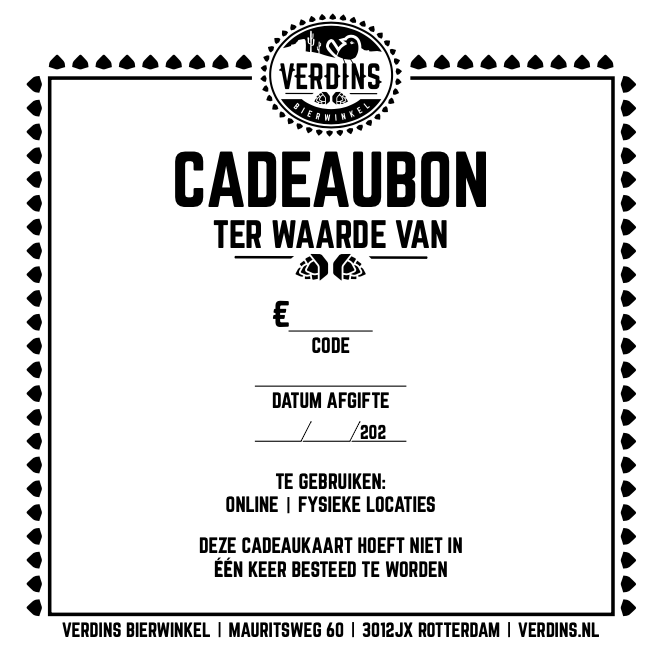 Verdins Bierwinkel Cadeaubon