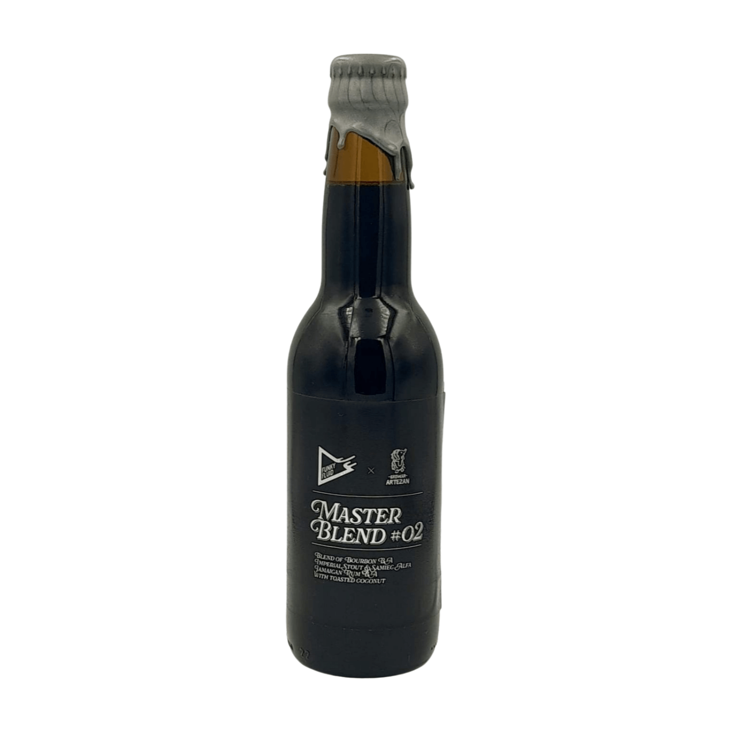 Funky Fluid X Artezan Master Blend #2 | Rum and Bourbon BA Imperial Stout Webshop Online Verdins Bierwinkel Rotterdam