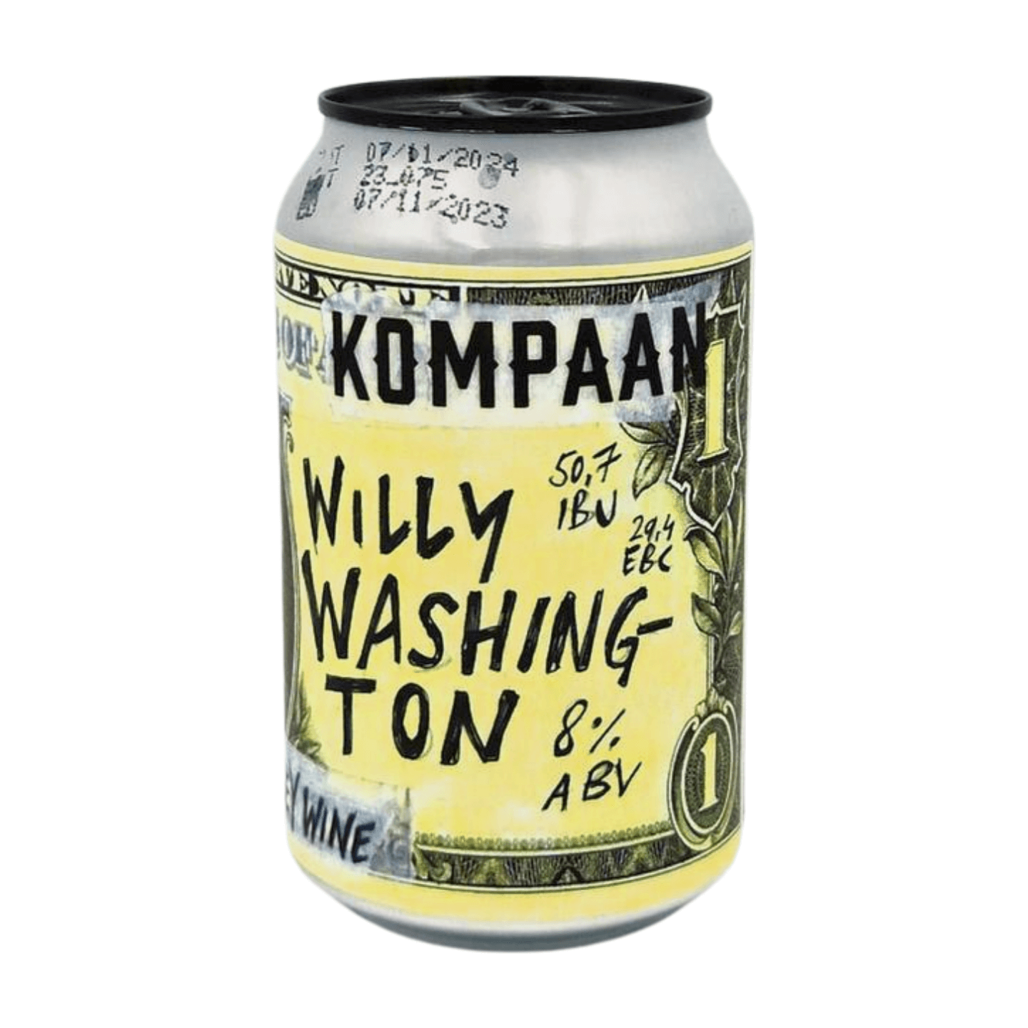 Kompaan WIlly Washington | Barley Wine Webshop Online Verdins Bierwinkel Rotterdam