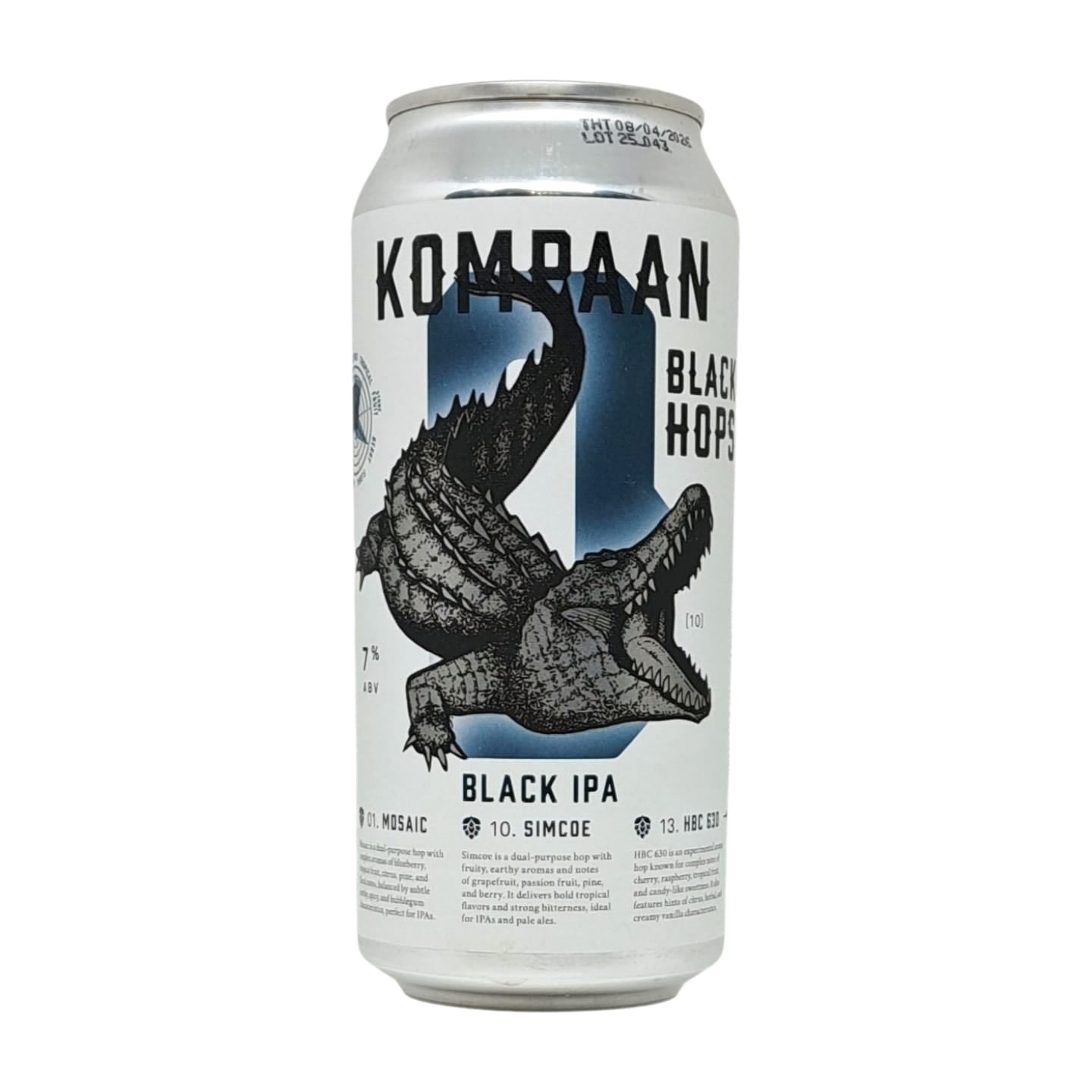 Kompaan Black Hops | Black IPA - Te koop bij Verdins Bierwinkel!