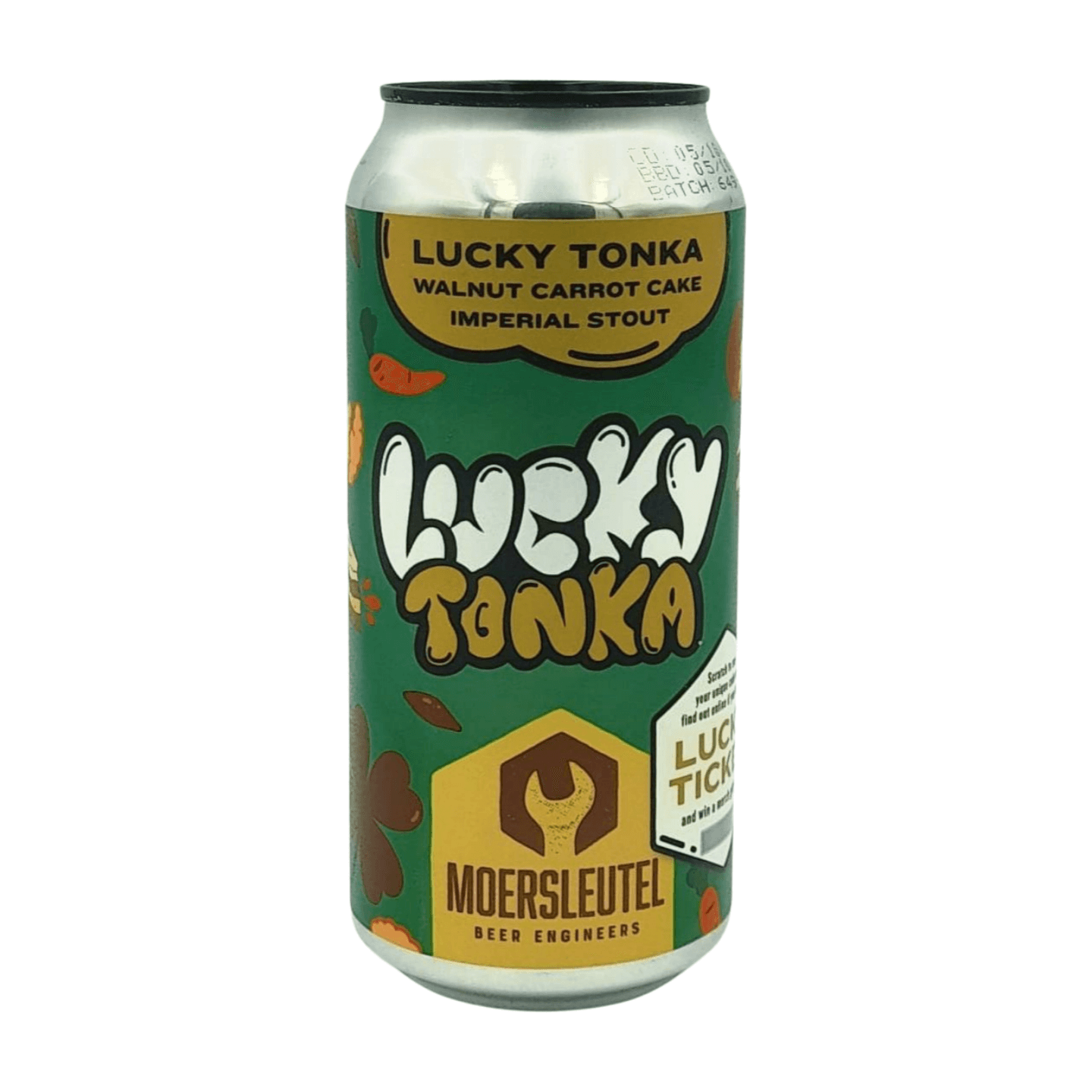 Moersleutel Craft Brewery Lucky Tonka Walnut Carrot Cake | Imperial Stout Webshop Online Verdins Bierwinkel Rotterdam