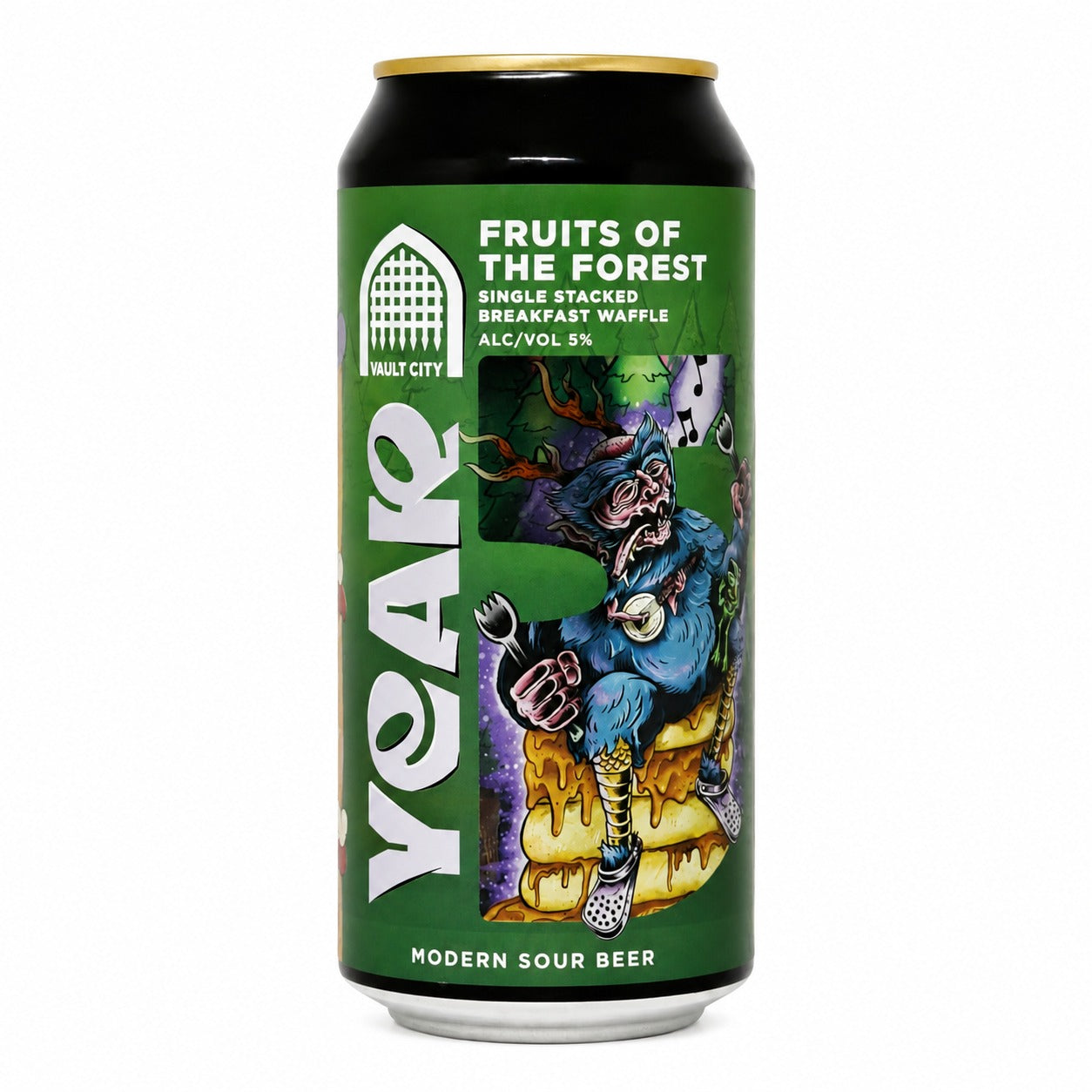 Vault City Year 5 - Fruits of the Forest Single-Stacked Breakfast Waffle Smoothie Sour