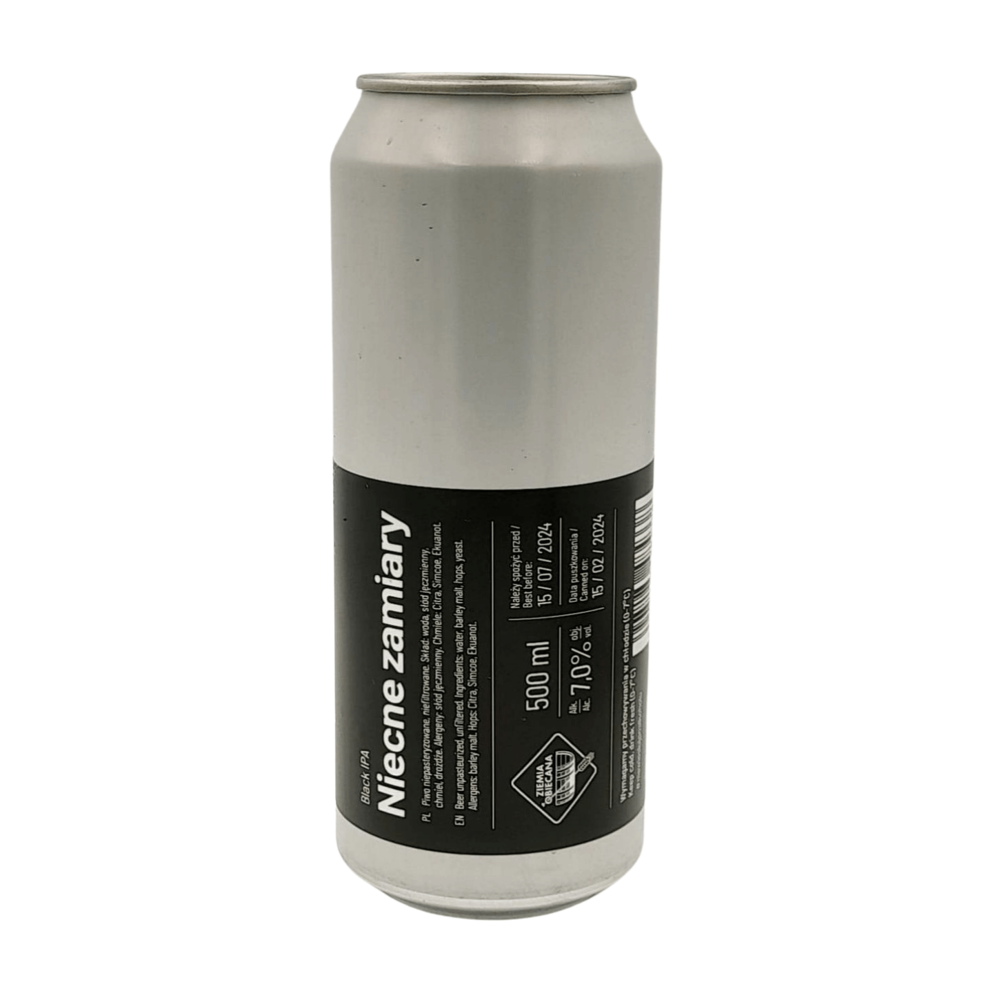 Ziemia Obiecana Niecne Zamiary | Black IPA Webshop Online Verdins Bierwinkel Rotterdam