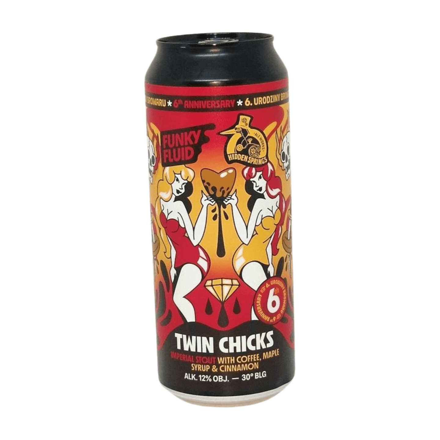 Funky Fluid X Hidden Springs Twin Chick | Pastry Stout