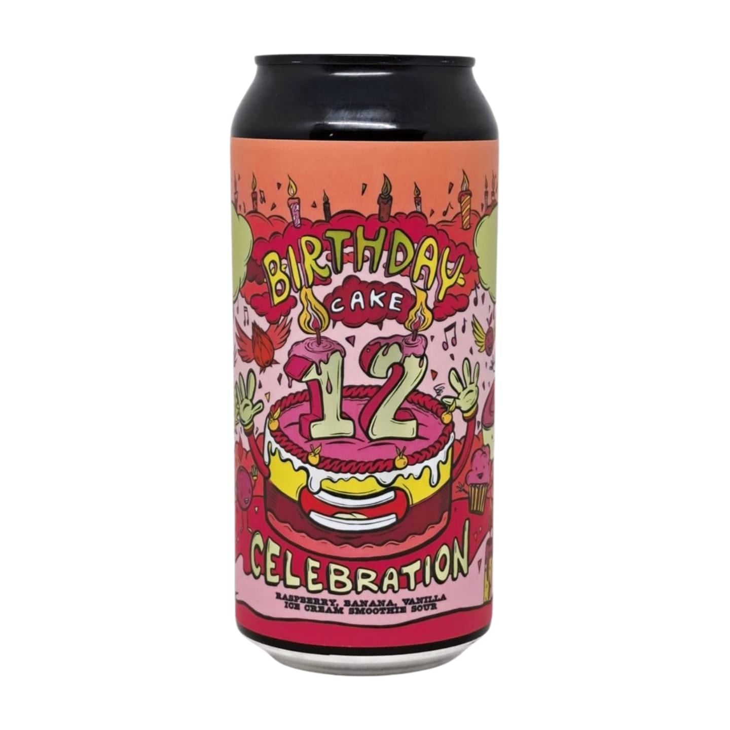 Amundsen 12th birthday Cake Raspberry, Banana, Vanilla Ice Cream | Smoothie Sour