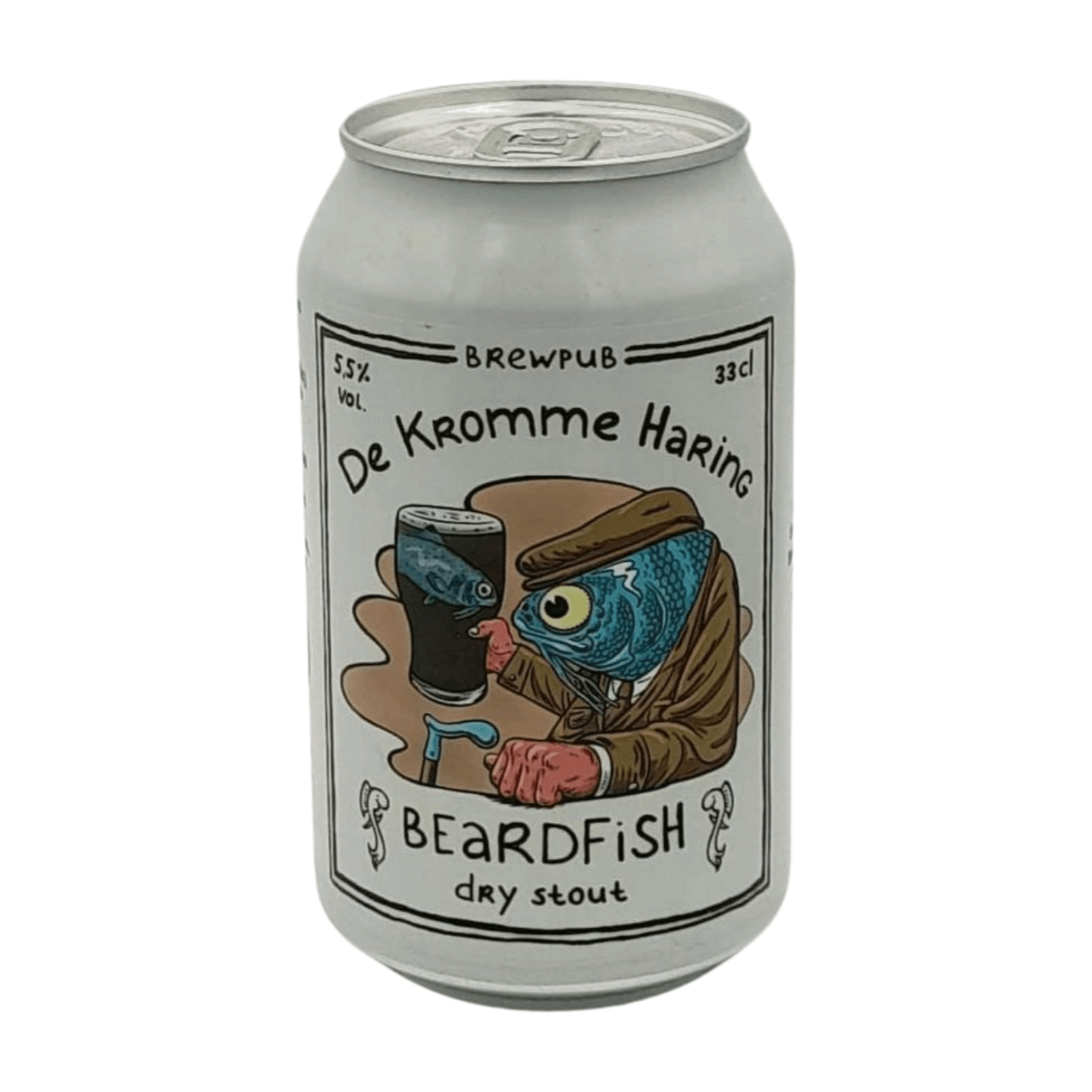 De Kromme Haring Beardfish | Dry Stout Webshop Online Verdins Bierwinkel Rotterdam