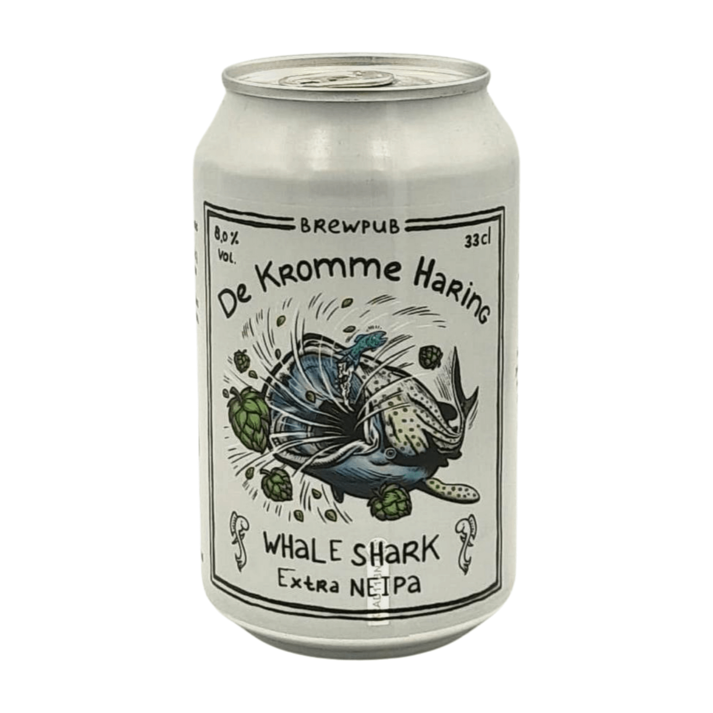De Kromme Haring Whale Shark V3 | New England DIPA Webshop Online Verdins Bierwinkel Rotterdam