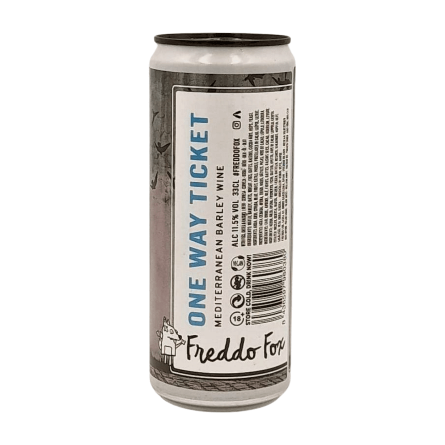 Freddo Fox One Way Ticket | Mediterranean Barley Wine Webshop Online Verdins Bierwinkel Rotterdam