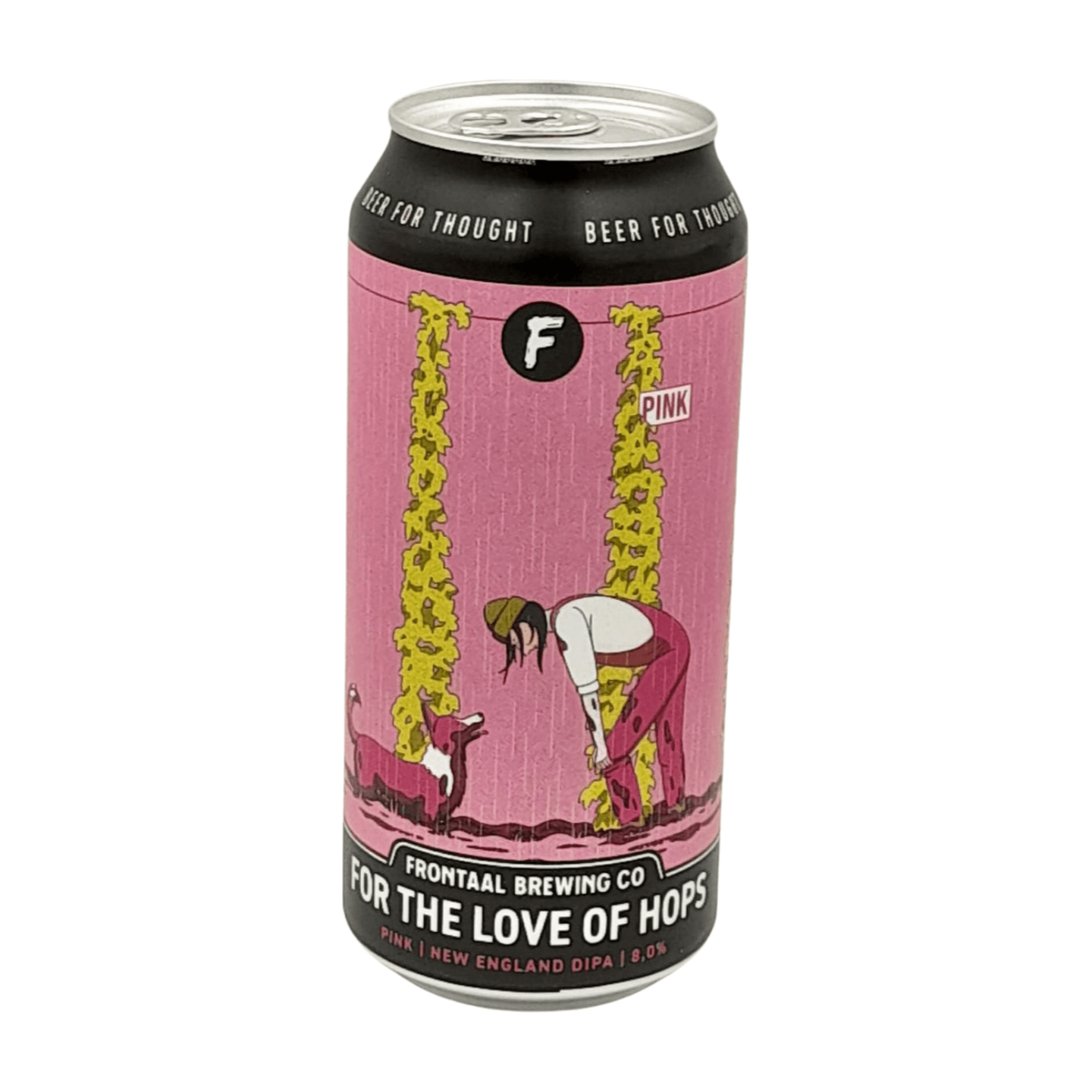 Frontaal Brewing Co. For The Love of Hops Pink | DIPA Webshop Online Verdins Bierwinkel Rotterdam