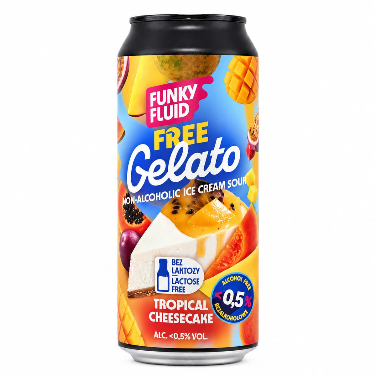 Funky Fluid Free Gelato: Tropical Cheesecake Non Smoothie Sour
