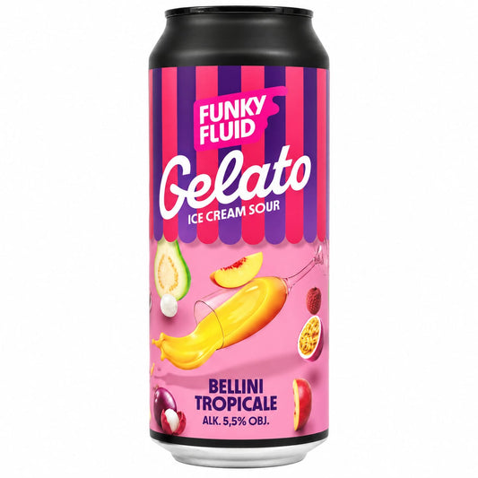 Funky Fluid Gelato: Bellini Tropicale Smoothie Sour