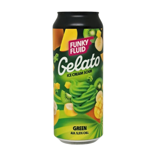 Funky Fluid Gelato: Green Smoothie Sour