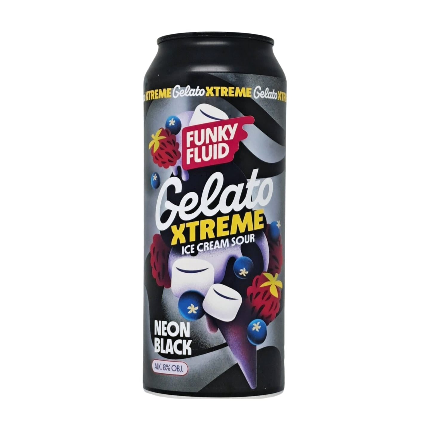 Funky Fluid Gelato XTREME: Neon Black Smoothie Sour
