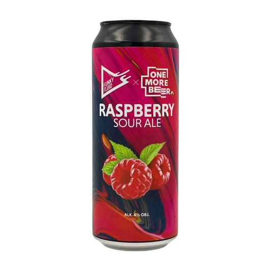 Funky Fluid x One More Beer Raspberry Sour Ale  Webshop Online Verdins Bierwinkel Rotterdam
