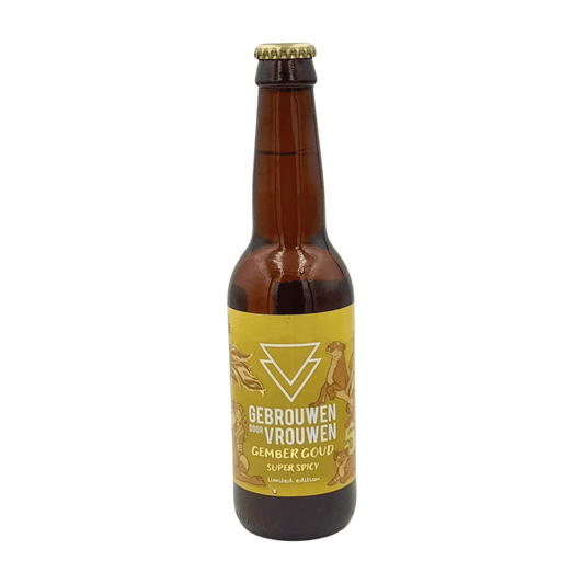 Gebrouwen door Vrouwen Gember Goud | Blond Webshop Online Verdins Bierwinkel Rotterdam