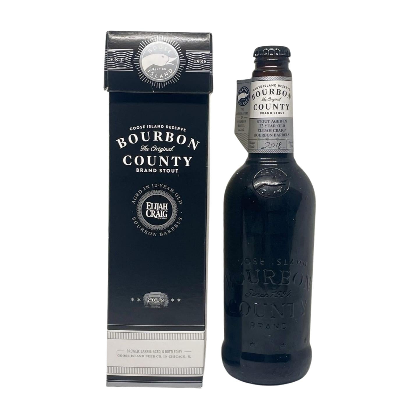 Goose Island Beer Co. Reserve Bourbon County Stout 2018 | BA Stout koop je bij Verdins Bierwinkel