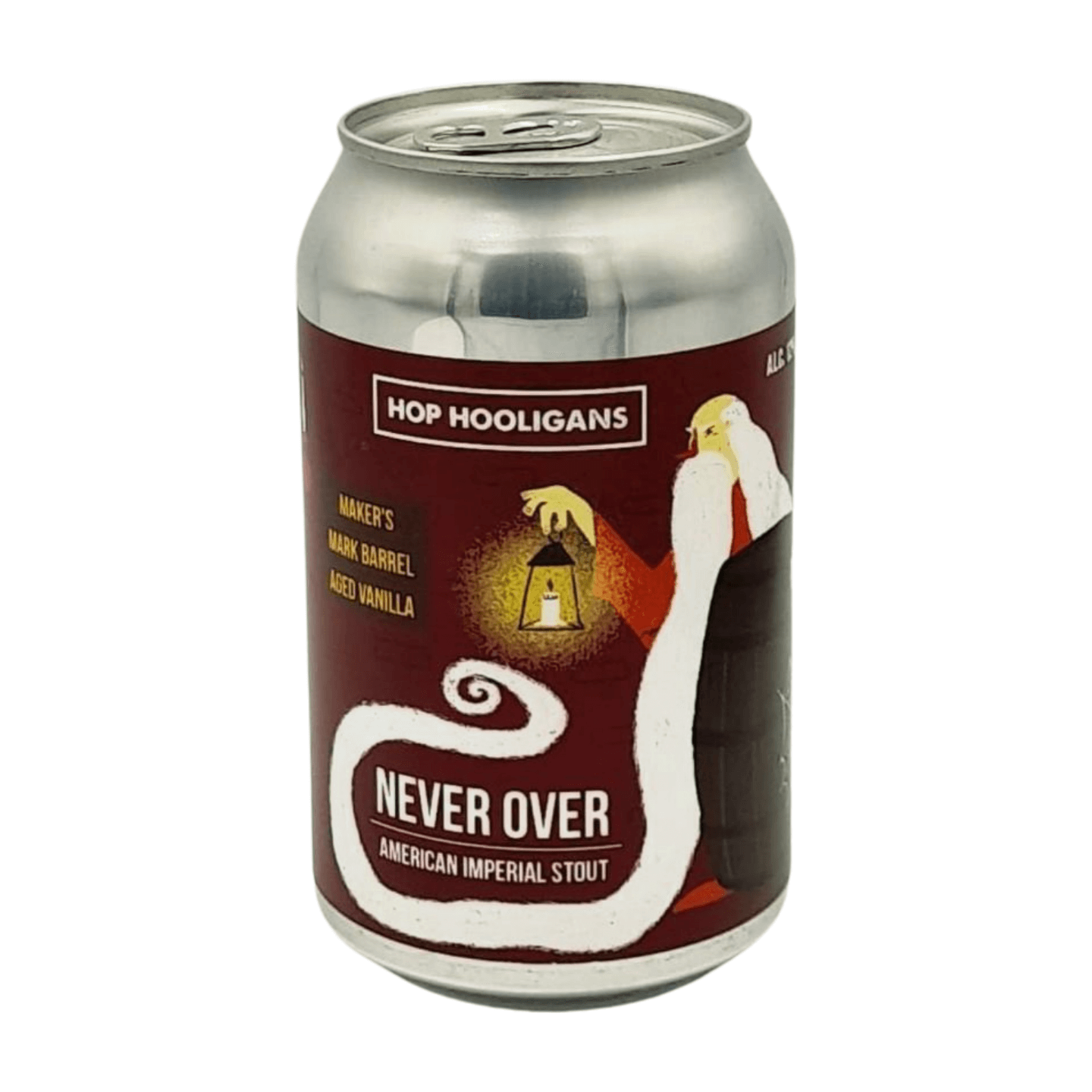 Hop Hooligans Never Over: Maker's Mark BA Vanilla (2021) | Maker's Mark BA Vanilla Imperial Stout Webshop Online Verdins Bierwinkel Rotterdam