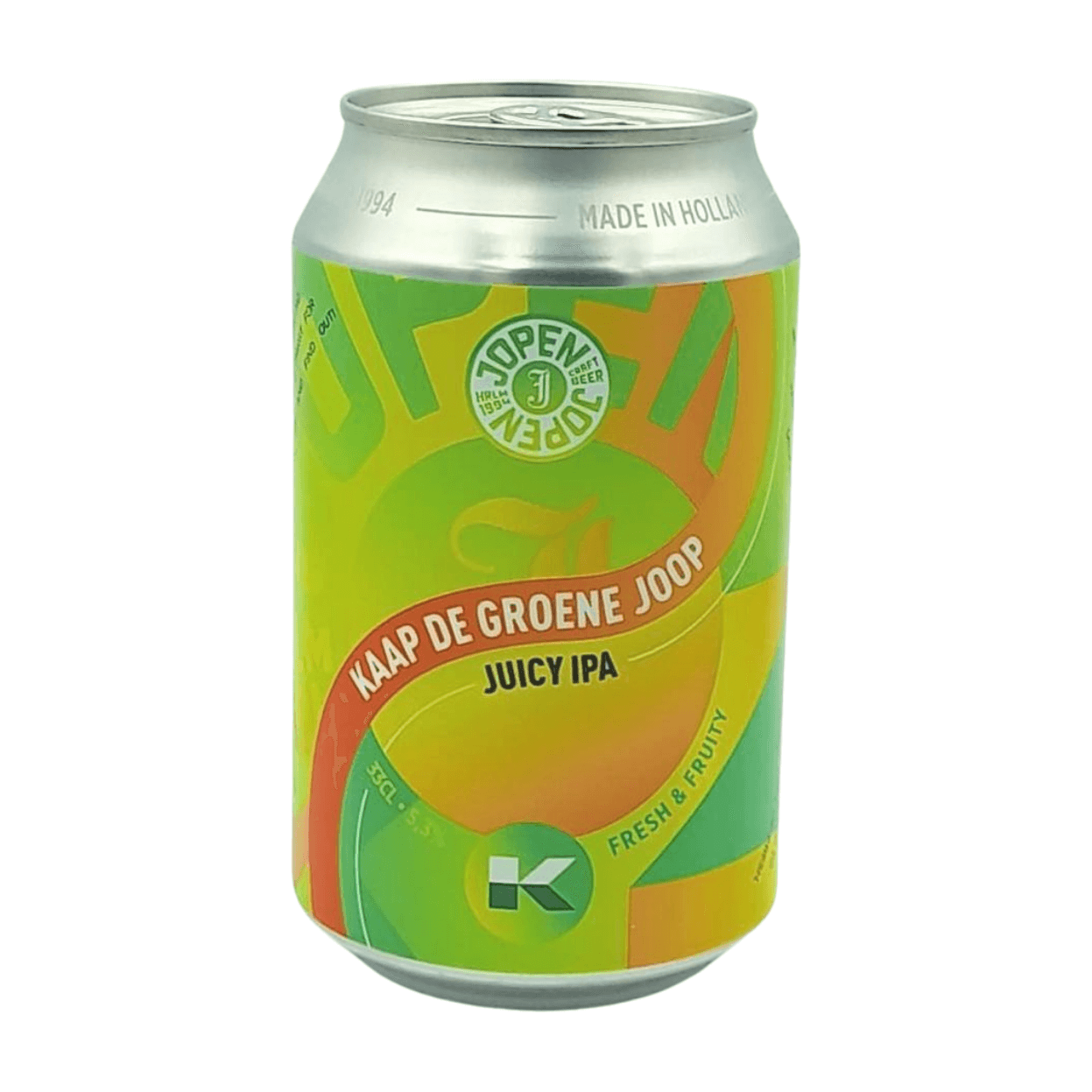 Kaapse Brouwers x Jopen Kaap De Groene Joop | Juicy NEIPA Webshop Online Verdins Bierwinkel Rotterdam