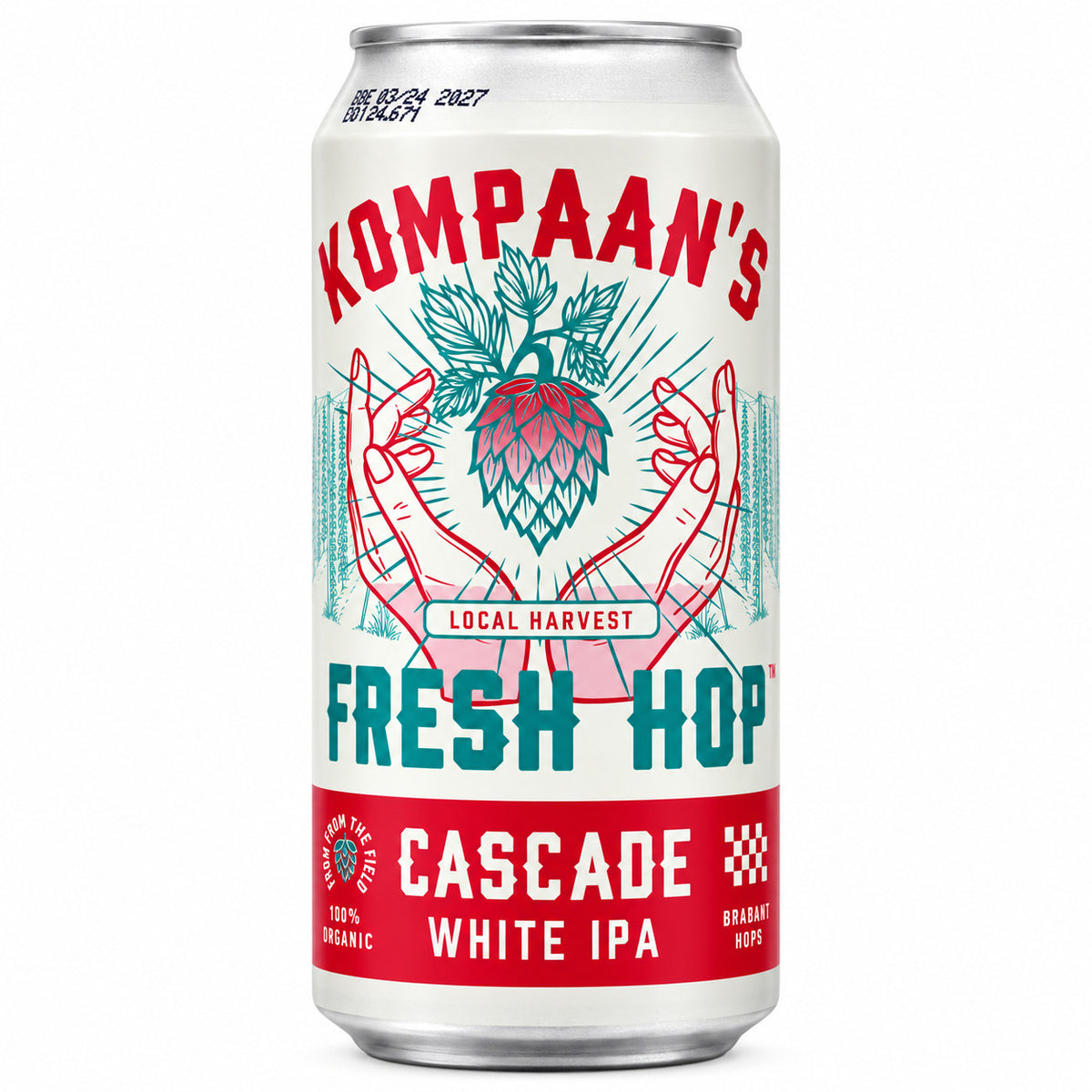 Kompaan Fresh Hop Cascade  White IPA