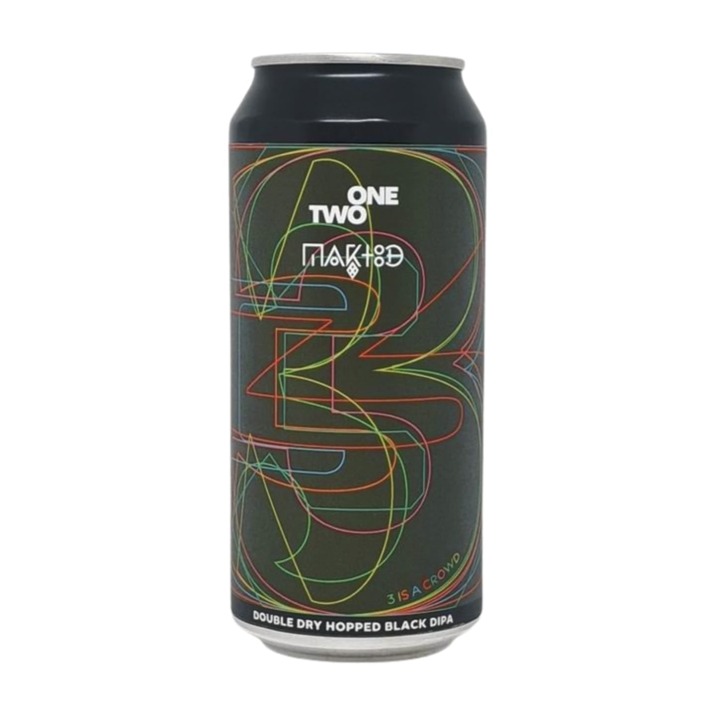 Maktoob x One Two 3 Is A Crowd Black IPA