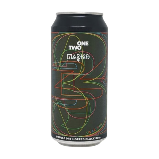 Maktoob x One Two 3 Is A Crowd Black IPA