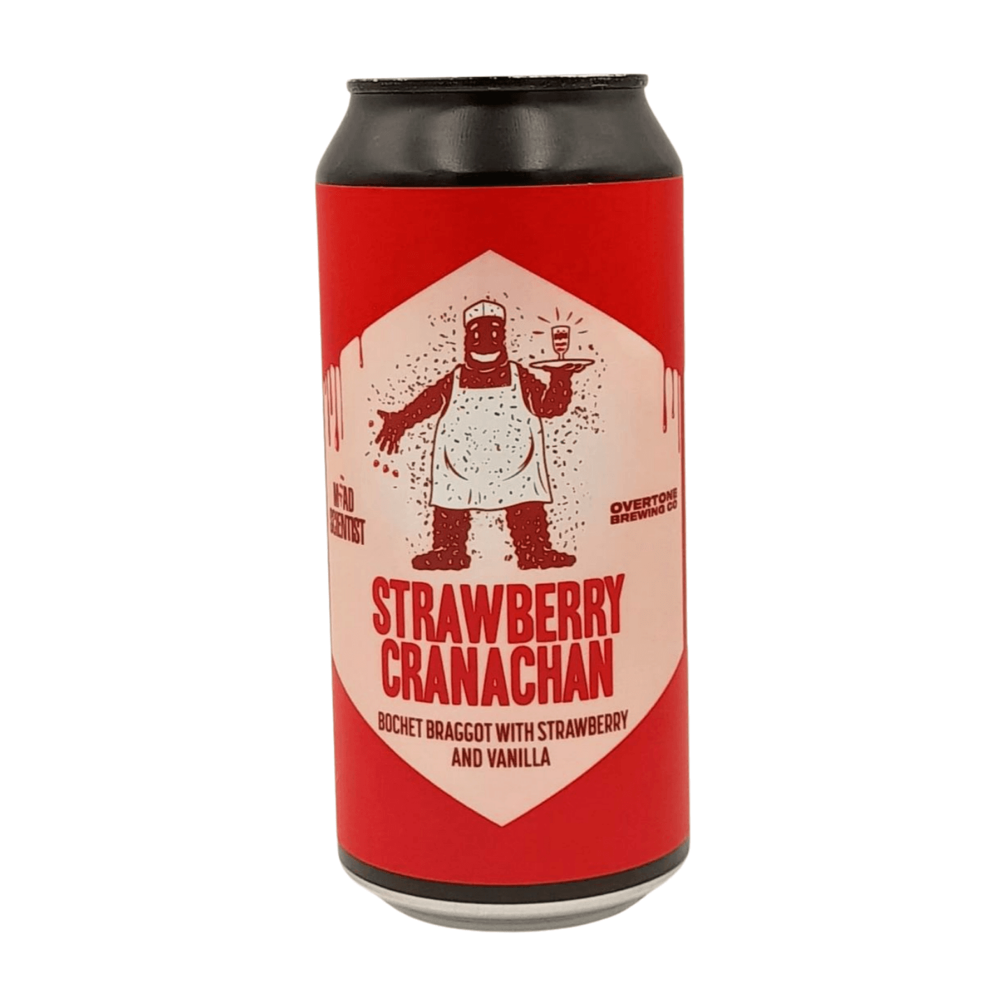 Mead Scientist x Overtone Brewing Co. Strawberry Cranachan | Strawberry Braggot Webshop Online Verdins Bierwinkel Rotterdam