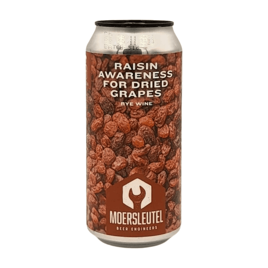 Moersleutel Craft Brewery Raisin Awareness For Dried Graoes | Rye Wine Webshop Online Verdins Bierwinkel Rotterdam
