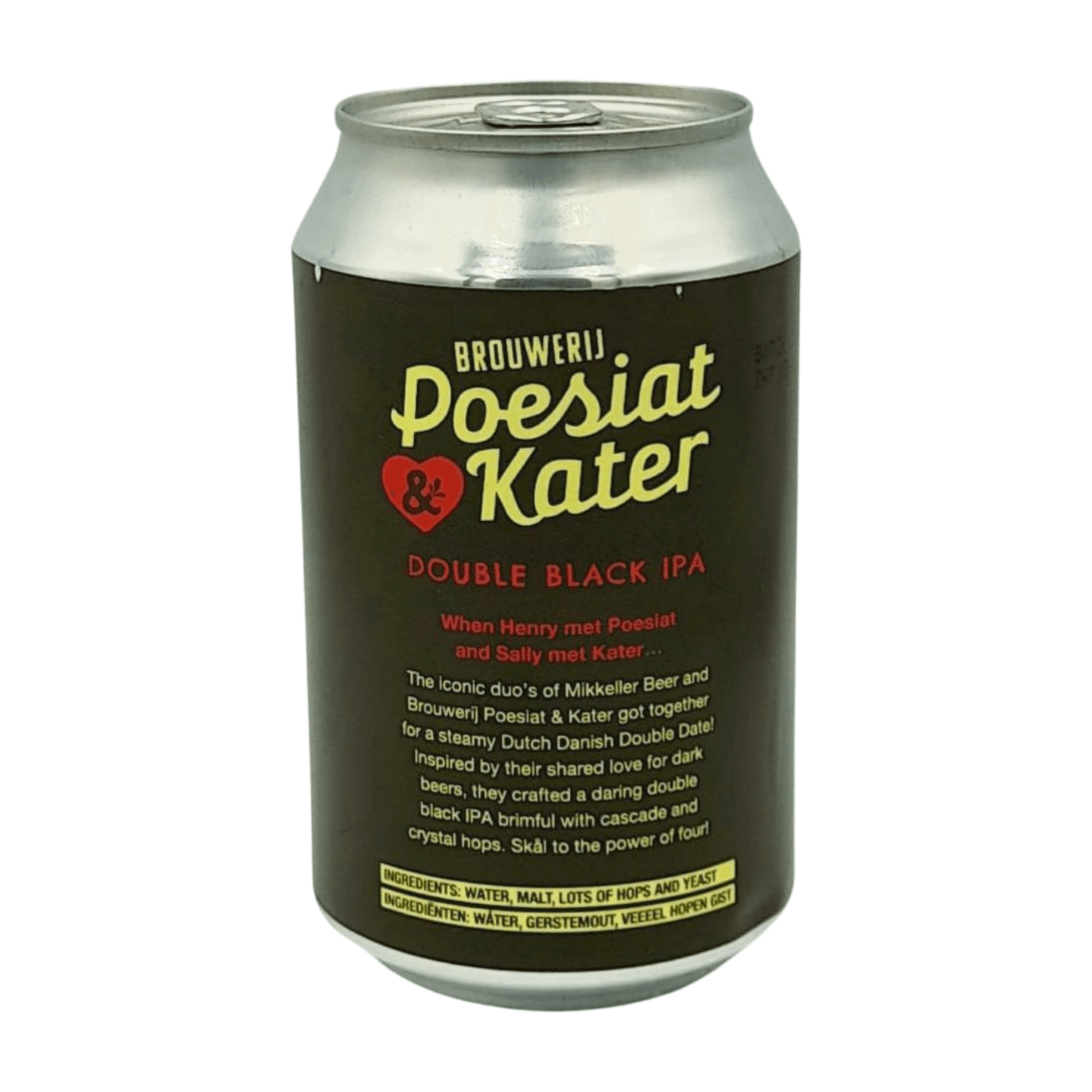 Poesiat & Kater X Mikkeller Dåble Dæte | Double Black IPA Webshop Online Verdins Bierwinkel Rotterdam