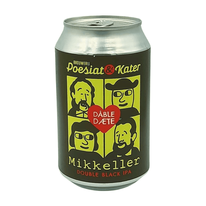 Poesiat & Kater X Mikkeller Dåble Dæte | Double Black IPA Webshop Online Verdins Bierwinkel Rotterdam