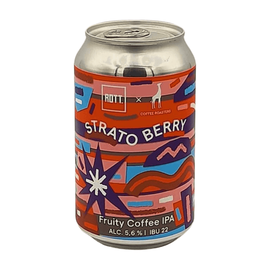 ROTT. x Giraffe Coffee Roasters Strato Berry | Fruity Coffee IPA Webshop Online Verdins Bierwinkel Rotterdam