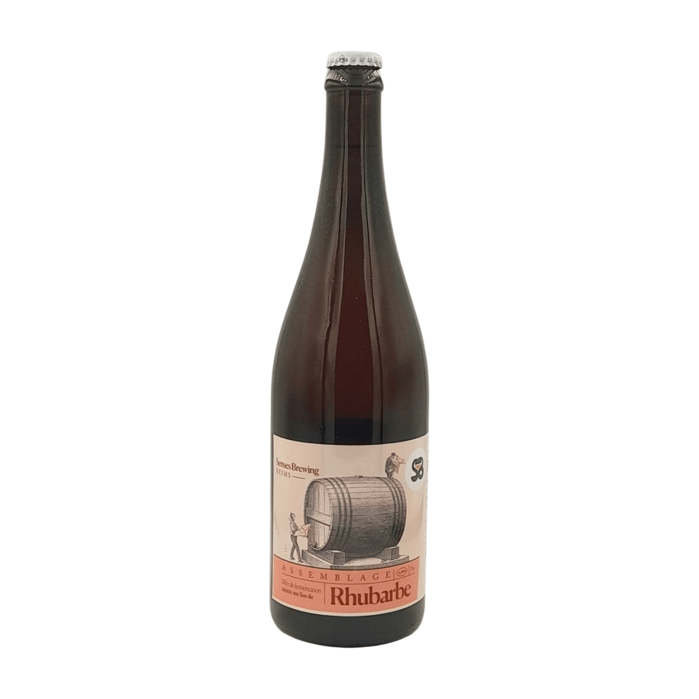 Senses Brewing Assemblage Rhubarbe #1 | Saison 75CL Webshop Online Verdins Bierwinkel Rotterdam