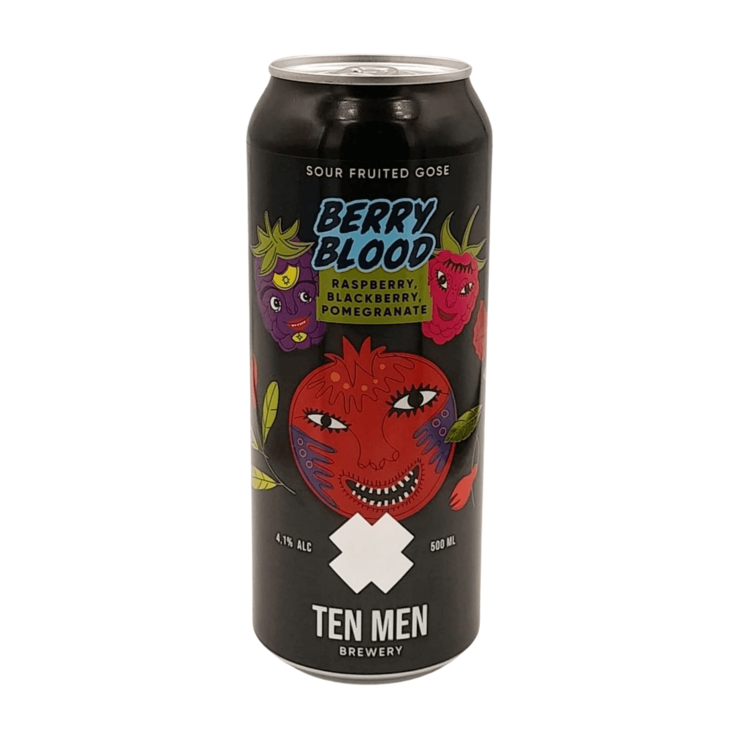 Ten Men Brewery Berry Blood: Raspberry Blackberry and Pomegranate | Fruited Gose Webshop Online Verdins Bierwinkel Rotterdam