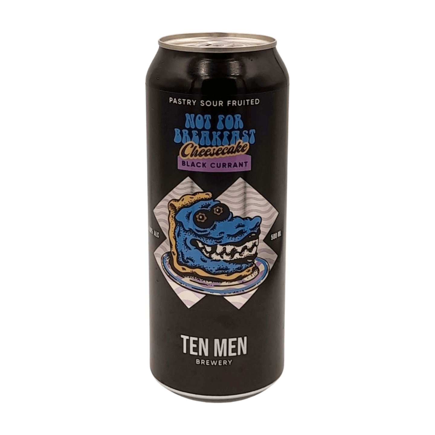 Ten Men Brewery Not For Breakfast: Black Currant Cheesecake | Fruited Pastry Sour Webshop Online Verdins Bierwinkel Rotterdam