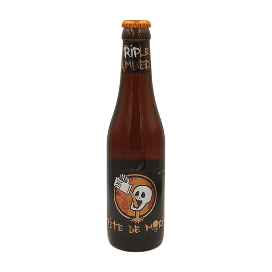 Brasserie du Bocq Tête De Mort Triple Amber | Amber Tripel Webshop Online Verdins Bierwinkel Rotterdam