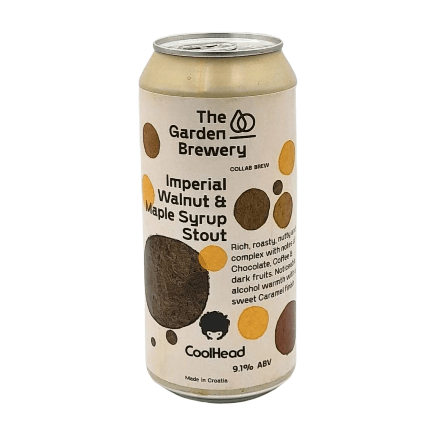 The Garden Brewery x CoolHead Brew Imperial Walnut & Maple Syrup Stout | Pastry Stout Webshop Online Verdins Bierwinkel Rotterdam