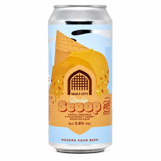Vault City Mango, Pineapple, Passionfruit Vegan Sorbet - Double Scoop Fruited Sour