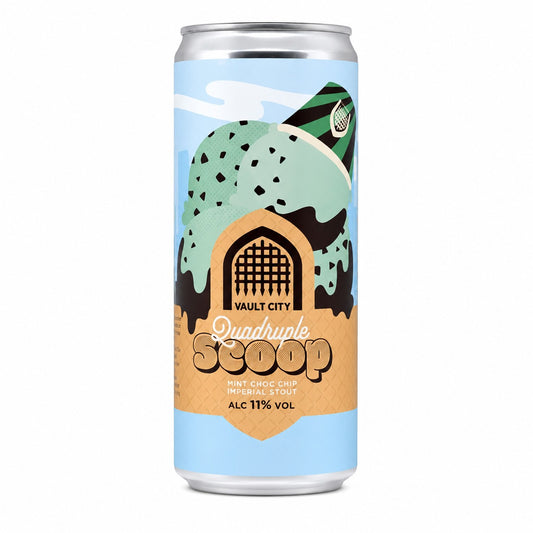 Vault City Mint Choc Chip - Quadruple Scoop  Pastry Stout