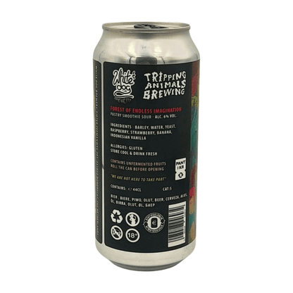 White Dog Brewery x Tripping Animals Brewing Forest Of Endless Imagination | Raspberry Strawberry Banana Vanilla Pastry Smoothie Sour Webshop Online Verdins Bierwinkel Rotterdam