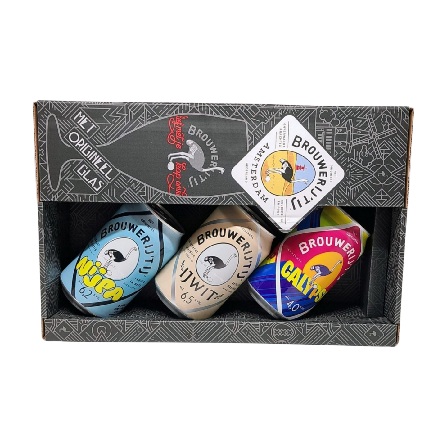 ‘T IJ Leef Met Je Kop Omhoog | Cadeau Bierpakket